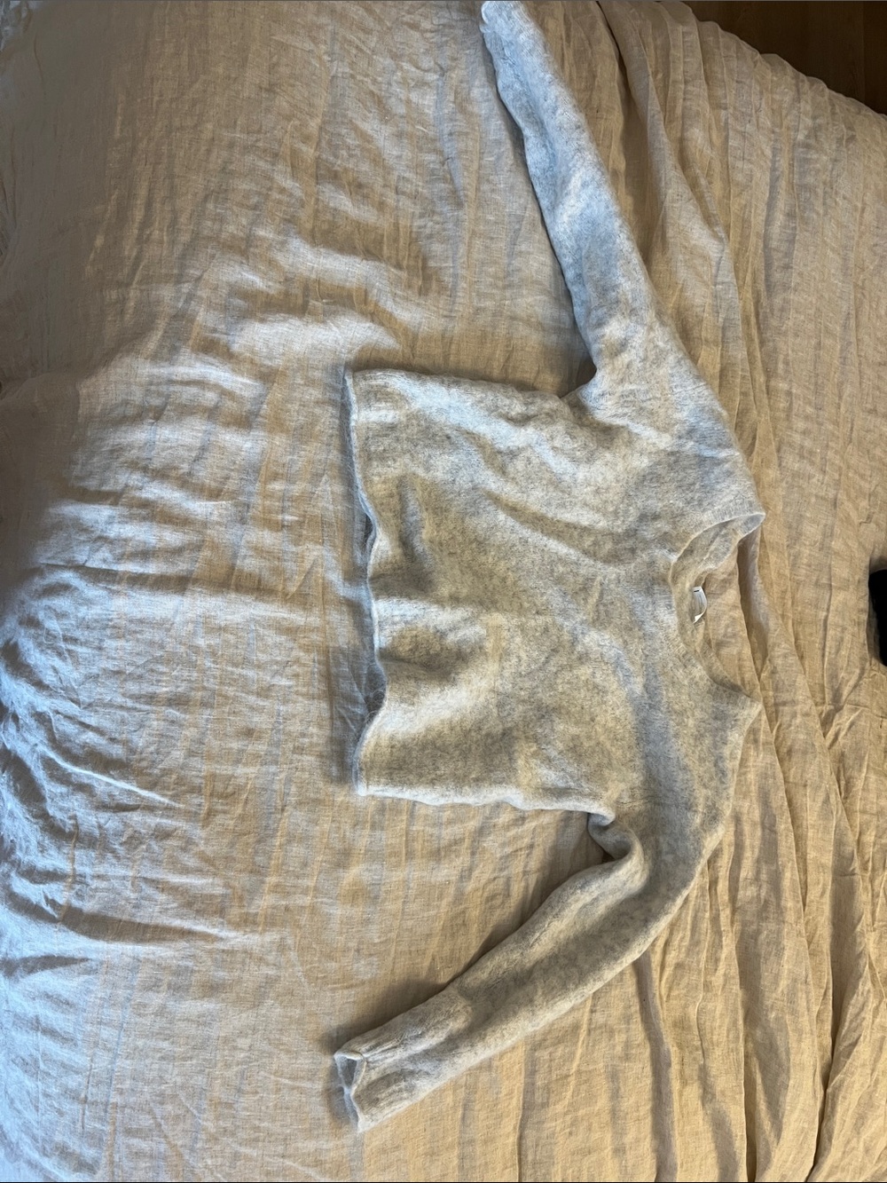 Light Gray Crewneck Men's Sweater